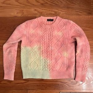 Ralph Lauren Tie Dye Wool Blend Sweater Size Small